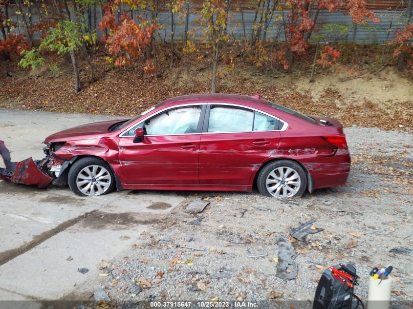 2016 Subaru Legacy 2.5I Premium VIN: 4S3BNAC62G3013356 Lot: 37915647