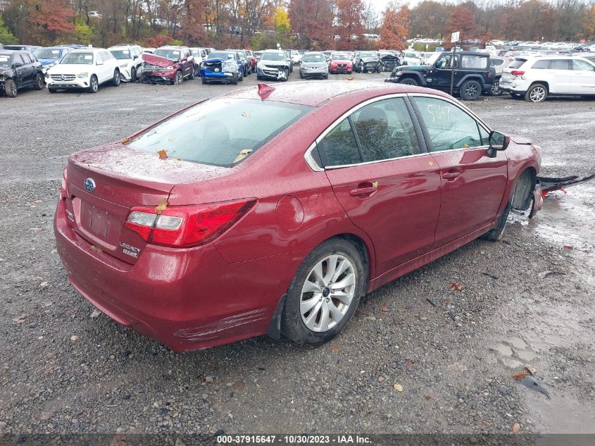 2016 Subaru Legacy 2.5I Premium VIN: 4S3BNAC62G3013356 Lot: 37915647