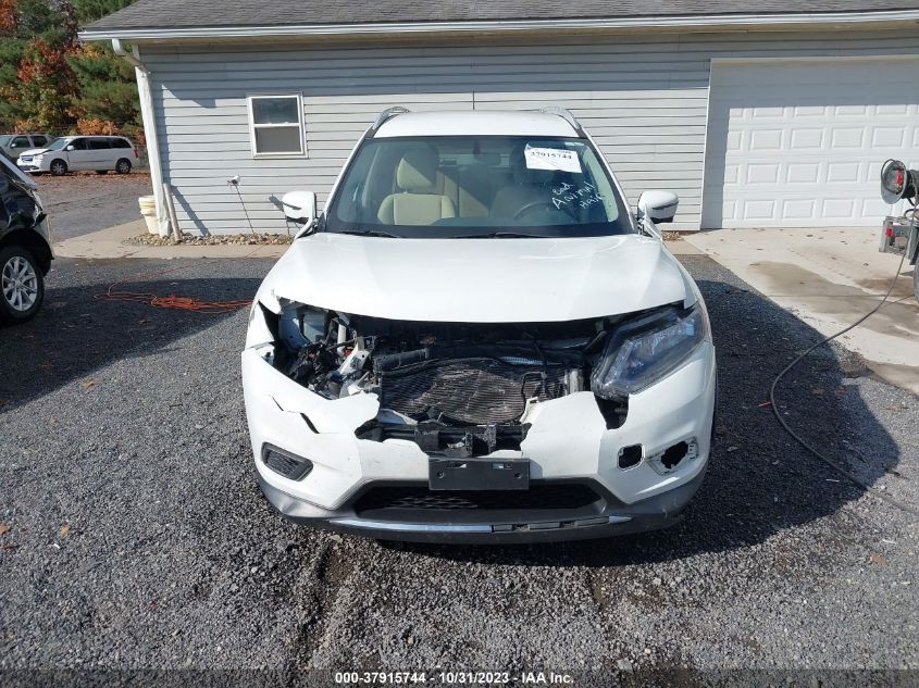 2016 Nissan Rogue Sv VIN: JN8AT2MV5GW143809 Lot: 37915744