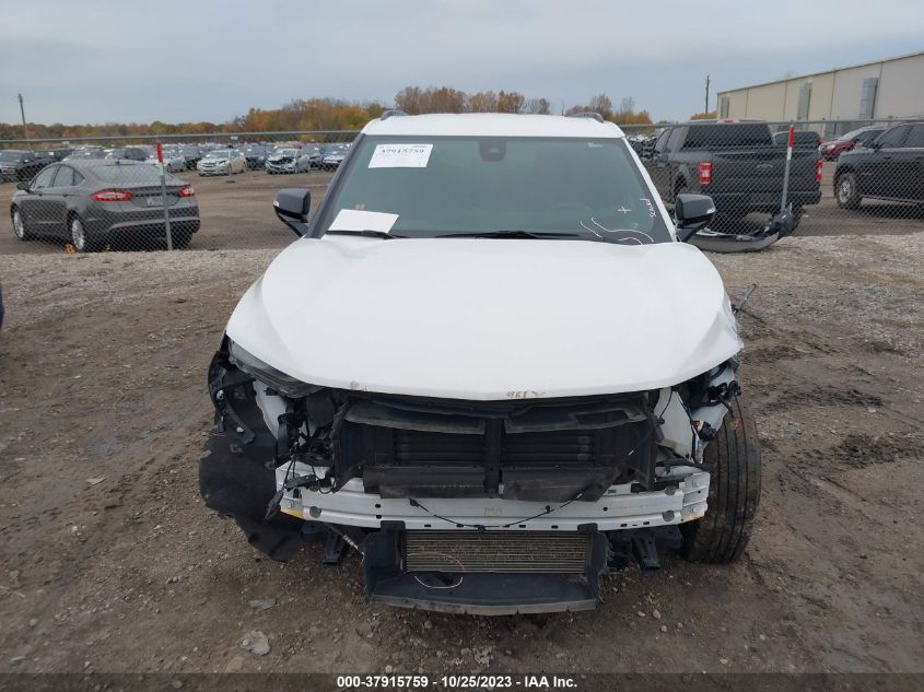 2021 Chevrolet Blazer Lt VIN: 3GNKBCRS4MS552650 Lot: 37915759