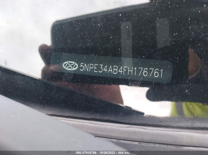 2015 Hyundai Sonata 2.0T Limited VIN: 5NPE34AB4FH176761 Lot: 37915786