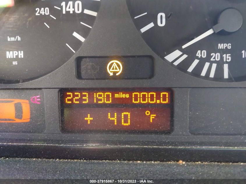 2001 BMW X5 3.0I VIN: WBAFA53551LP23657 Lot: 37915867