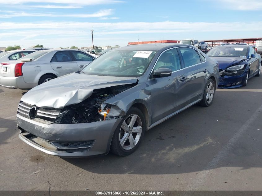 2013 Volkswagen Passat Se W/Sunroof VIN: 1VWBP7A32DC036022 Lot: 37915868