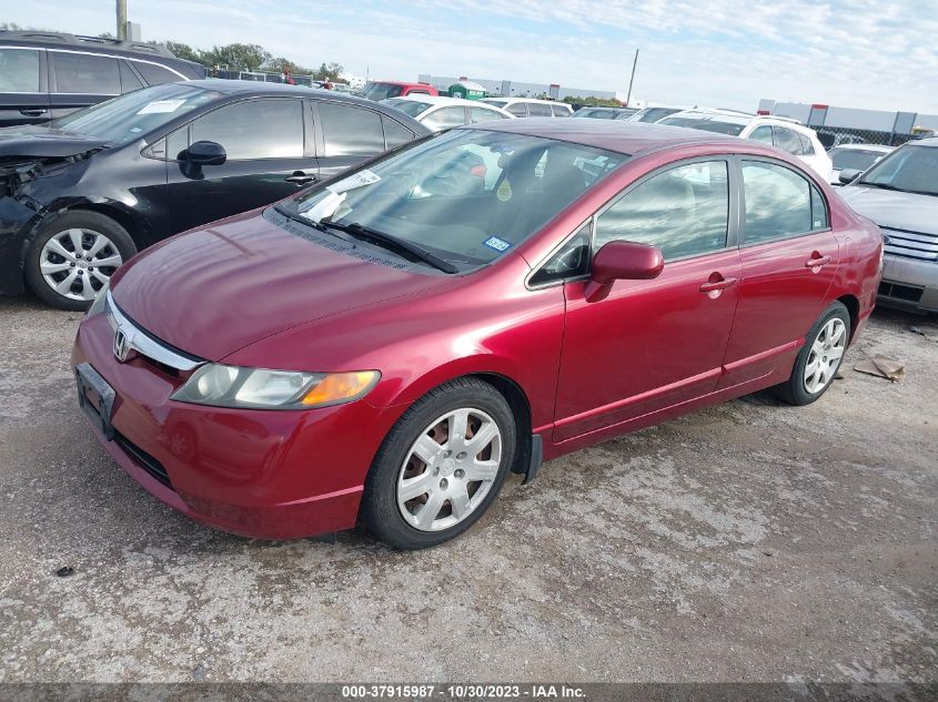 2007 Honda Civic Sdn Lx VIN: 1HGFA16547L050278 Lot: 37915987