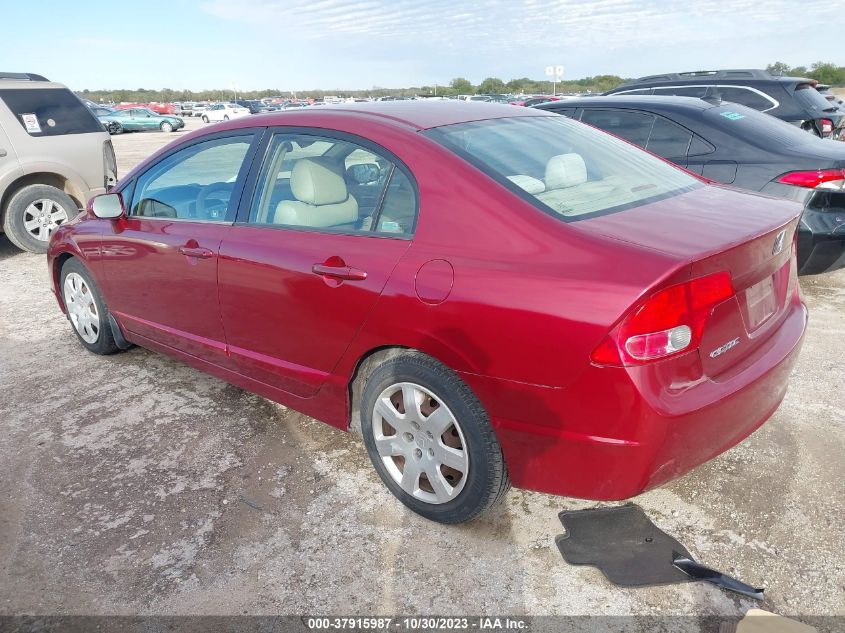 2007 Honda Civic Sdn Lx VIN: 1HGFA16547L050278 Lot: 37915987