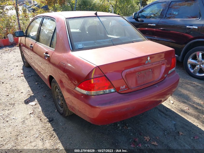 2004 Mitsubishi Lancer Es VIN: JA3AJ26E04U025347 Lot: 37916029