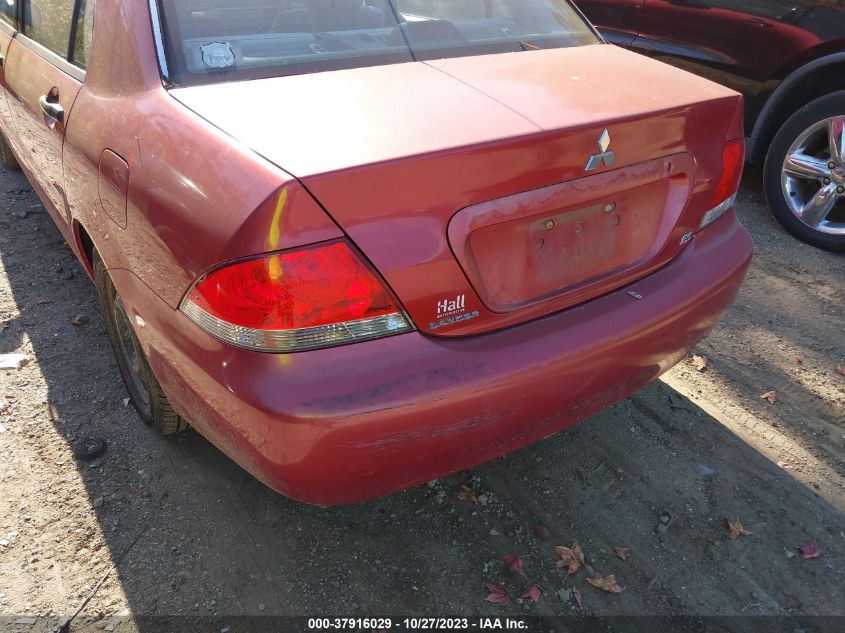 2004 Mitsubishi Lancer Es VIN: JA3AJ26E04U025347 Lot: 37916029