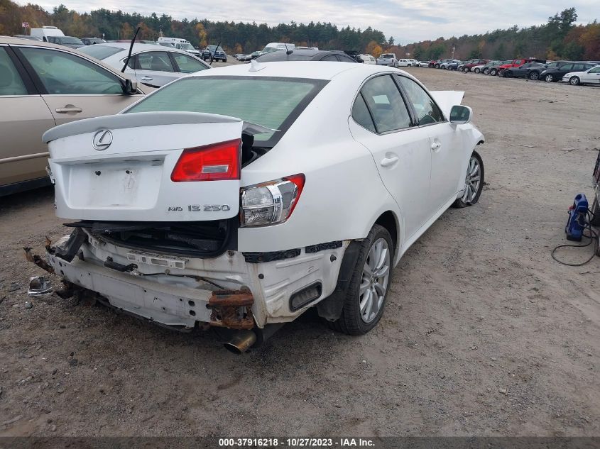 2008 Lexus Is 250 VIN: JTHCK262785022182 Lot: 37916218