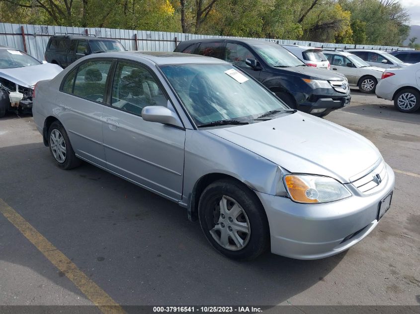 2003 Honda Civic Ex VIN: 2HGES25723H576630 Lot: 37916541