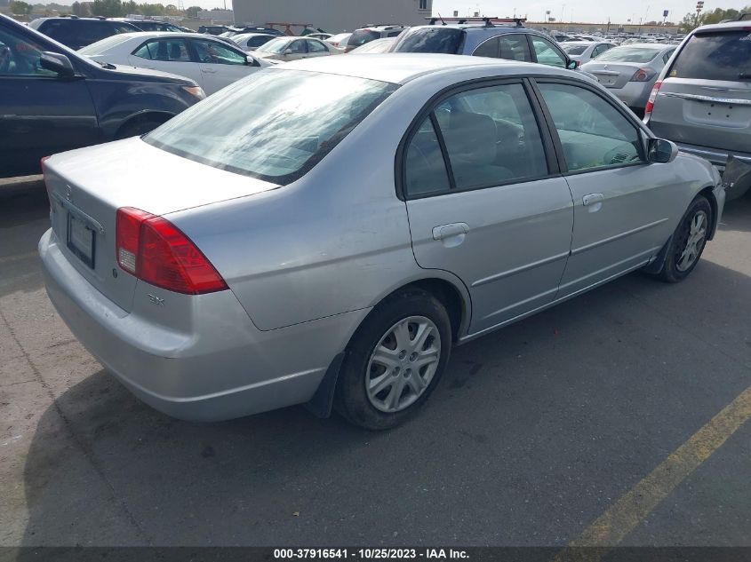 2003 Honda Civic Ex VIN: 2HGES25723H576630 Lot: 37916541