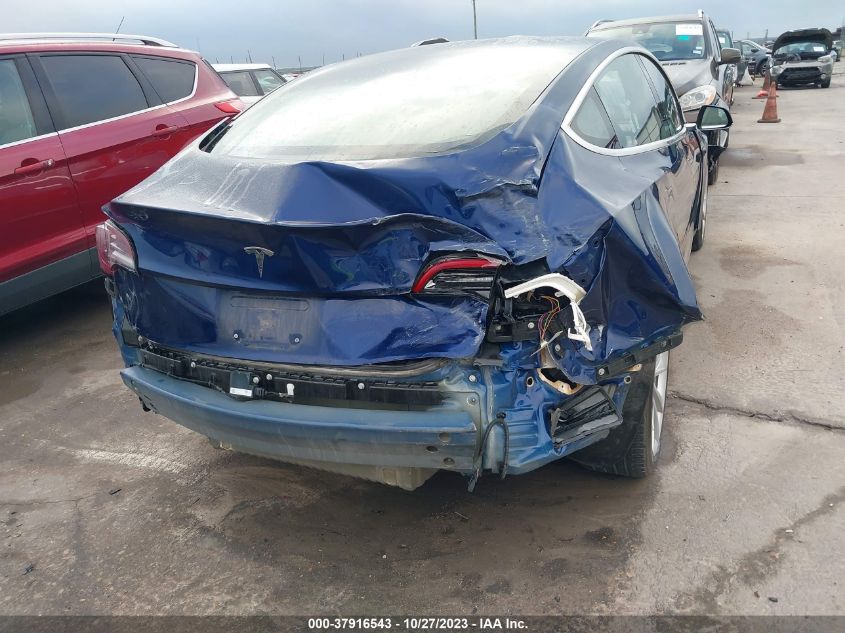 2018 Tesla Model 3 Range Battery VIN: 5YJ3E1EA6JF060101 Lot: 37916543