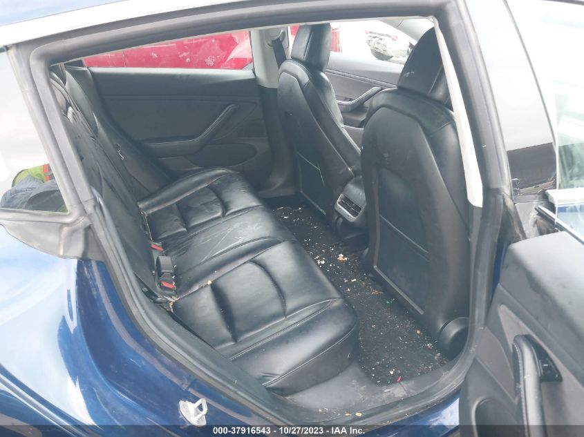 2018 Tesla Model 3 Range Battery VIN: 5YJ3E1EA6JF060101 Lot: 37916543