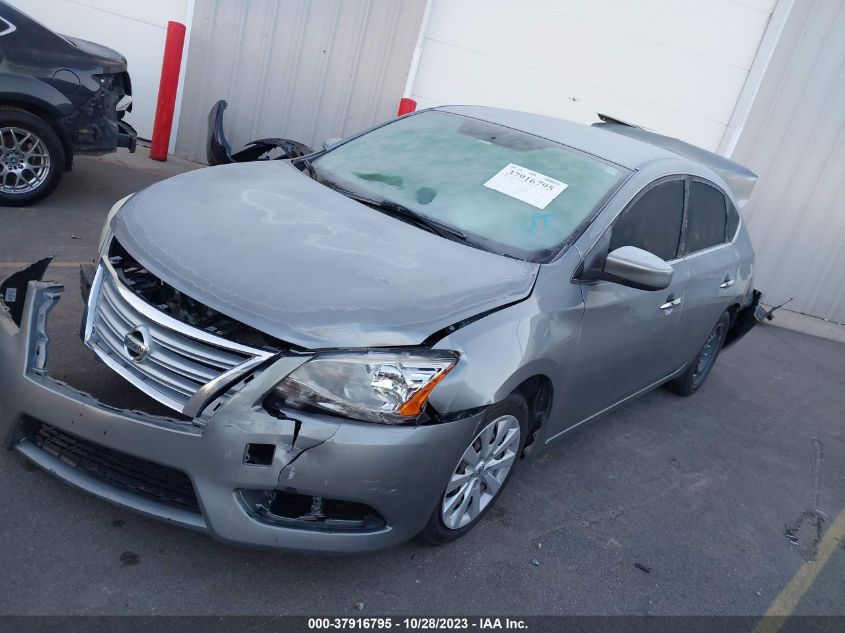 2014 Nissan Sentra Fe+ Sv VIN: 3N1AB7AP4EY302992 Lot: 37916795