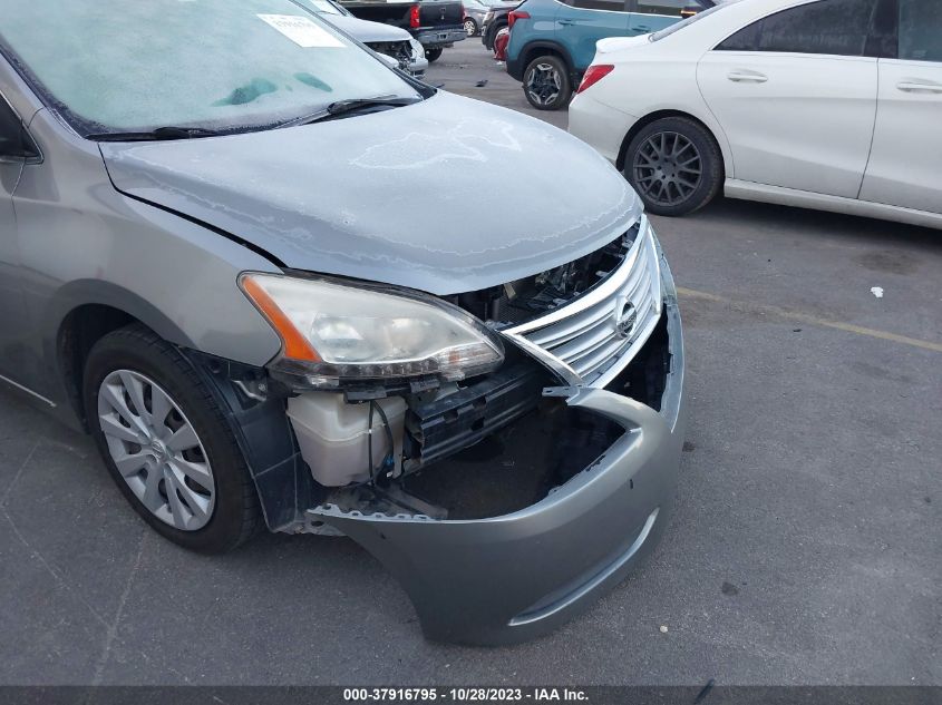 2014 Nissan Sentra Fe+ Sv VIN: 3N1AB7AP4EY302992 Lot: 37916795