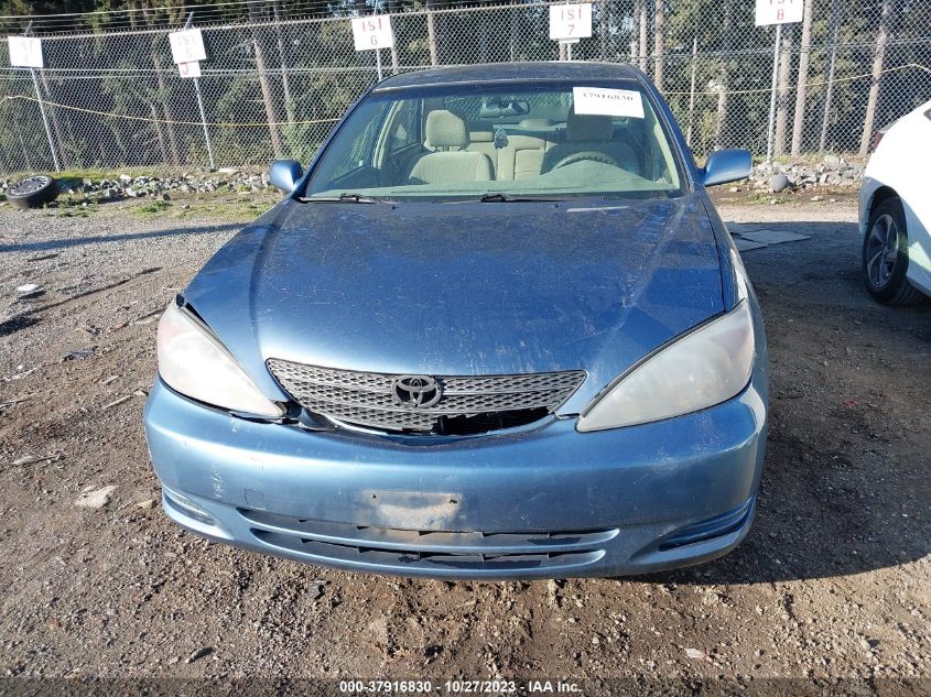 2002 Toyota Camry Le/Se/Xle VIN: JTDBE32KX20134916 Lot: 37916830