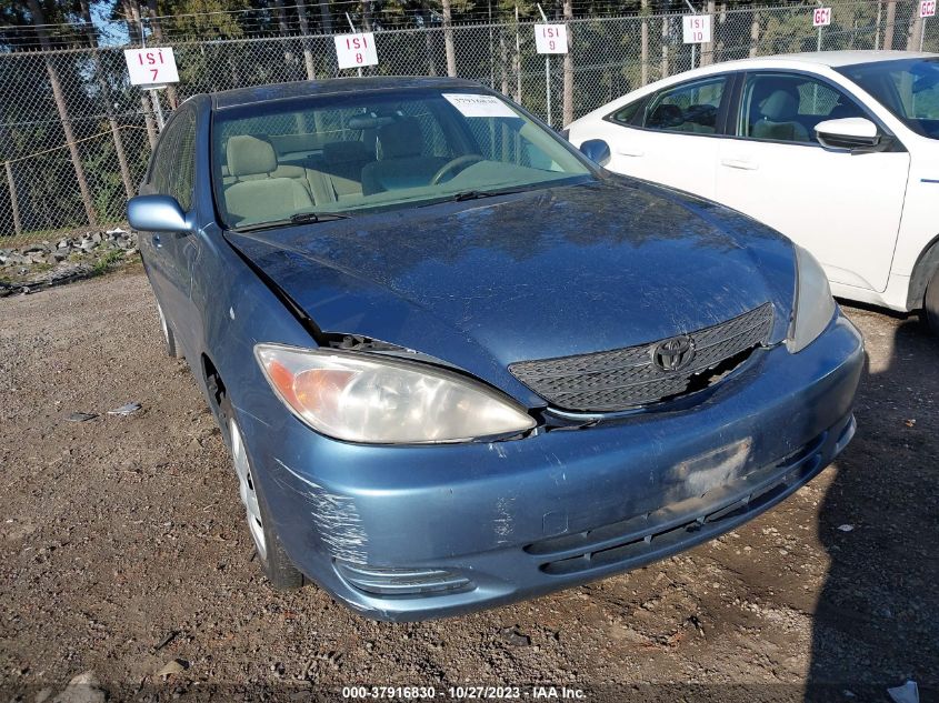 2002 Toyota Camry Le/Se/Xle VIN: JTDBE32KX20134916 Lot: 37916830