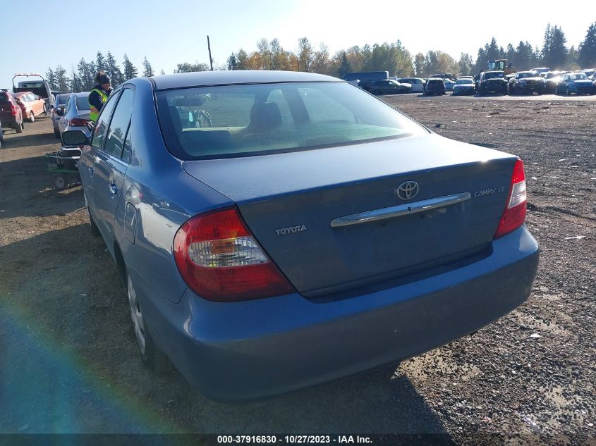 2002 Toyota Camry Le/Se/Xle VIN: JTDBE32KX20134916 Lot: 37916830