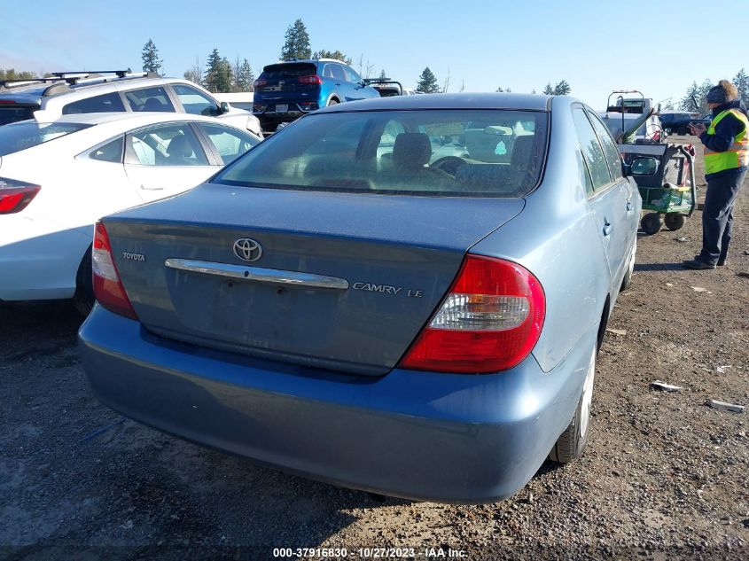 2002 Toyota Camry Le/Se/Xle VIN: JTDBE32KX20134916 Lot: 37916830