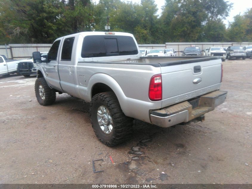 2015 Ford Super Duty F-250 Srw Lariat/Platinum VIN: 1FT7W2BT2FED40021 Lot: 37916986