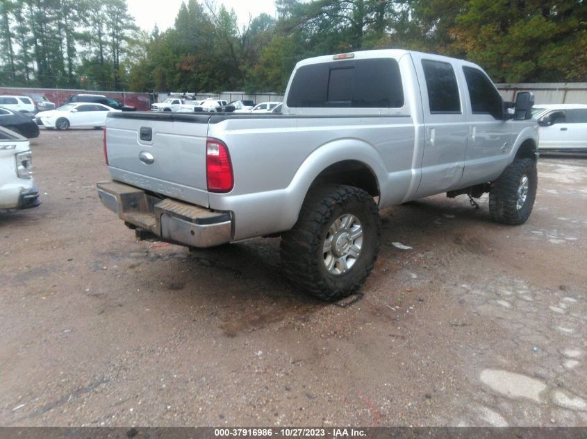 2015 Ford Super Duty F-250 Srw Lariat/Platinum VIN: 1FT7W2BT2FED40021 Lot: 37916986