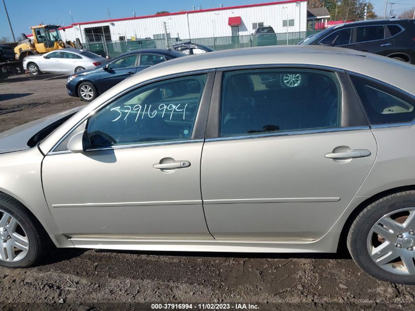 2012 Chevrolet Impala Lt VIN: 2G1WB5E3XC1140756 Lot: 37916994