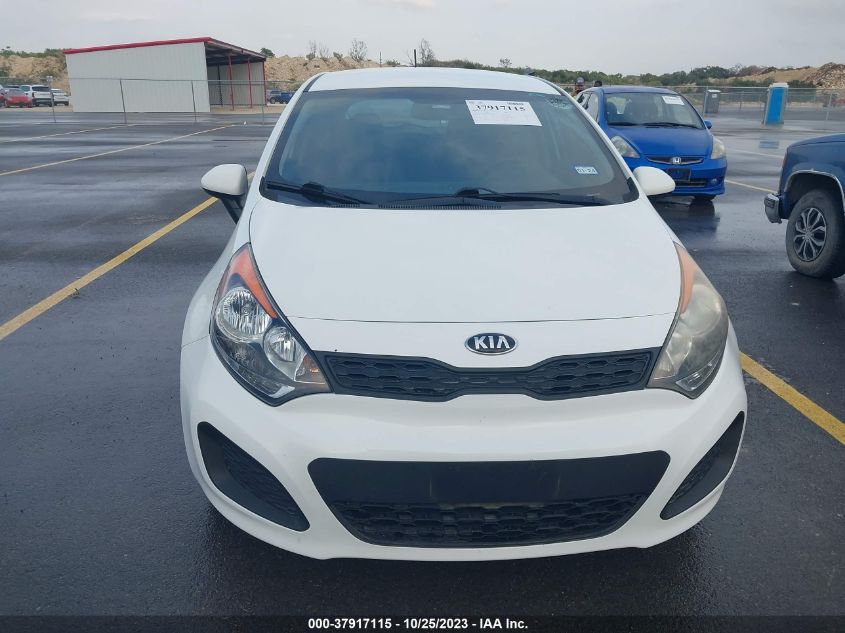 2013 Kia Rio Lx VIN: KNADM5A34D6192230 Lot: 37917115