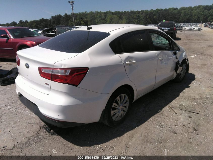 2016 Kia Rio Lx VIN: KNADM4A37G6654469 Lot: 37917170