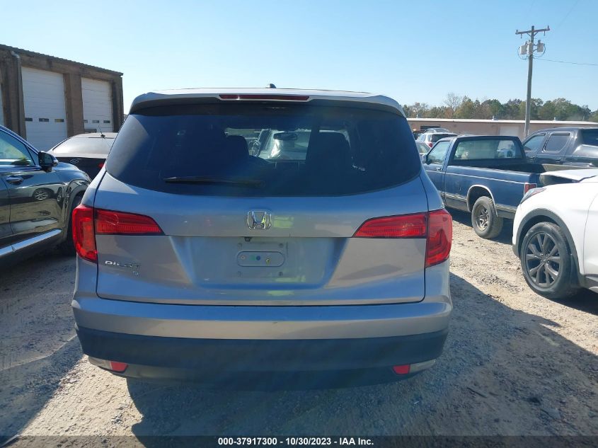 2016 Honda Pilot Ex-L VIN: 5FNYF5H5XGB026468 Lot: 37917300