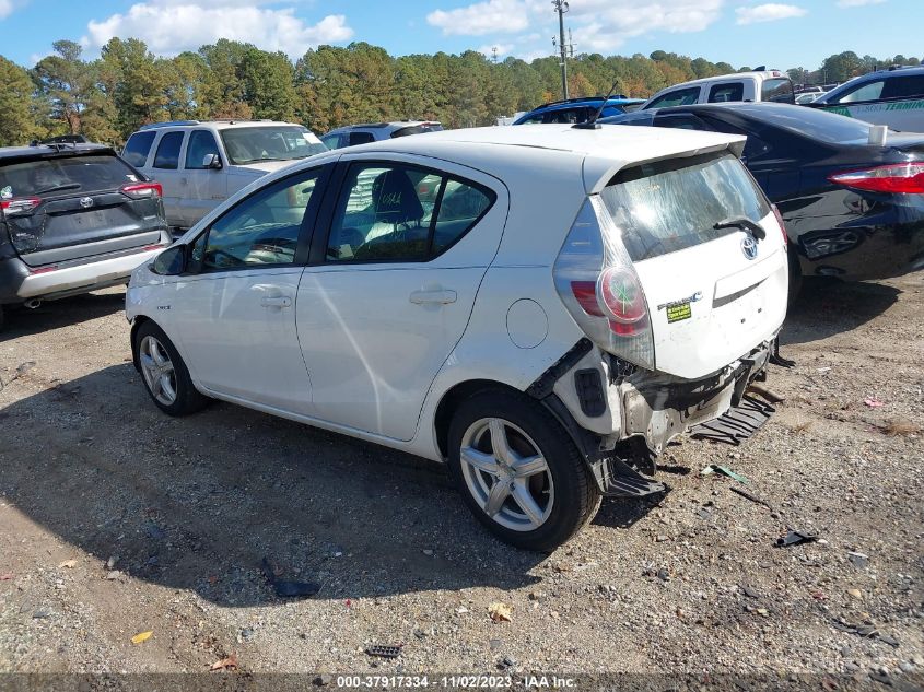 2012 Toyota Prius C One/Two/Three/Four VIN: JTDKDTB36C1017258 Lot: 37917334