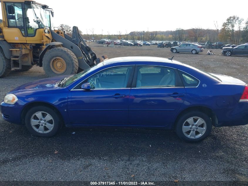 2007 Chevrolet Impala 3.5L Lt VIN: 2G1WT58K079155998 Lot: 37917345