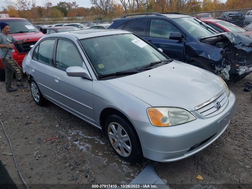 2003 Honda Civic Ex VIN: 1HGES26723L009982 Lot: 37917410