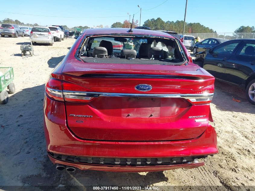 2017 Ford Fusion Sport VIN: 3FA6P0VP3HR219046 Lot: 37917450