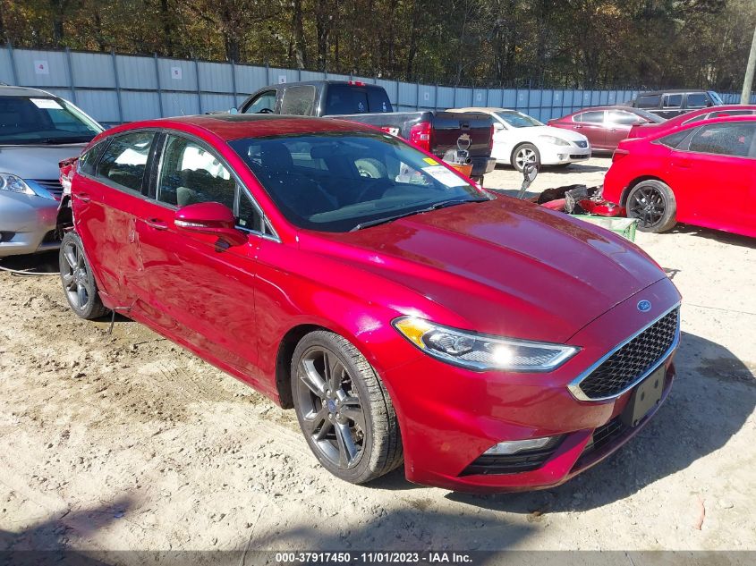 2017 Ford Fusion Sport VIN: 3FA6P0VP3HR219046 Lot: 37917450