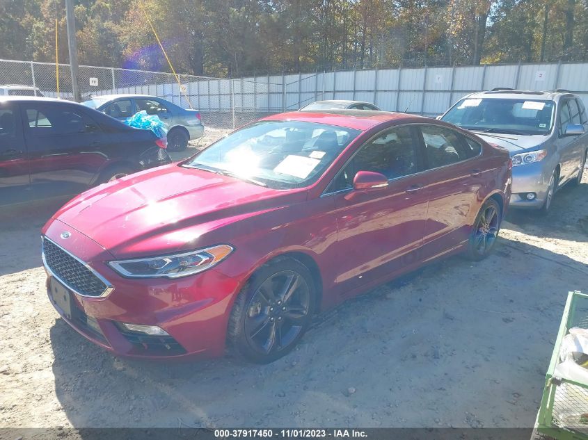 2017 Ford Fusion Sport VIN: 3FA6P0VP3HR219046 Lot: 37917450