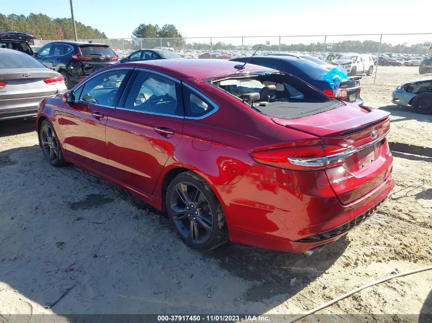 2017 Ford Fusion Sport VIN: 3FA6P0VP3HR219046 Lot: 37917450