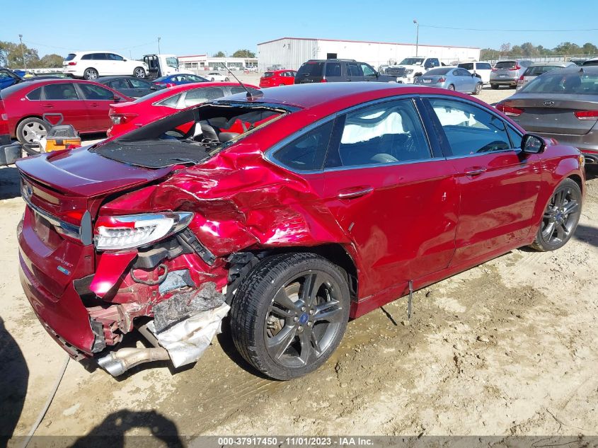 2017 Ford Fusion Sport VIN: 3FA6P0VP3HR219046 Lot: 37917450