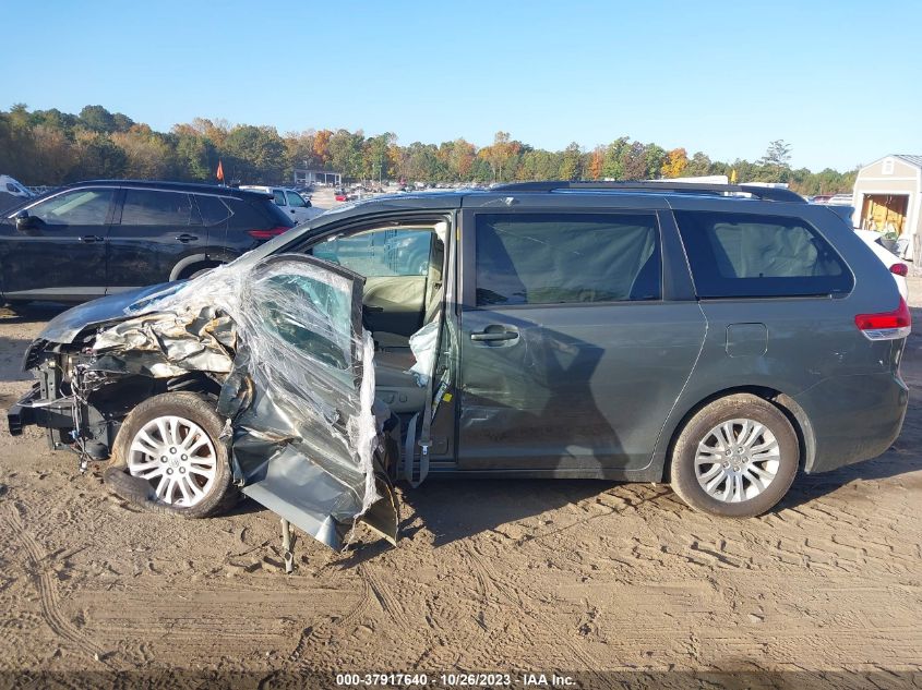 2014 Toyota Sienna Xle V6 8 Passenger VIN: 5TDYK3DCXES454294 Lot: 37917640