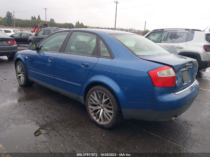 2002 Audi A4 1.8T VIN: WAULC68EX2A211174 Lot: 37917872