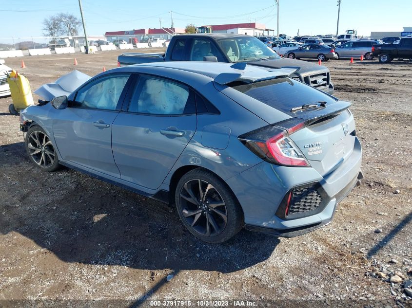 2017 Honda Civic Hatchback Sport VIN: SHHFK7H46HU218105 Lot: 37917915