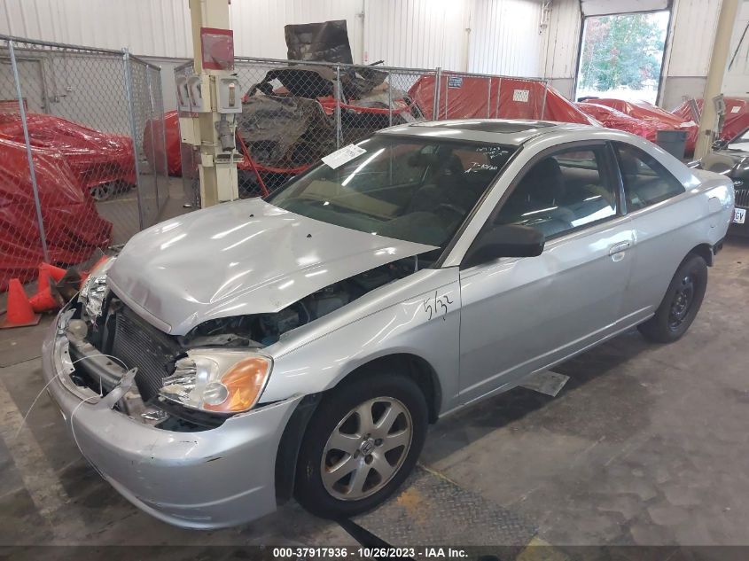 2003 Honda Civic Ex VIN: 1HGEM22943L029152 Lot: 37917936