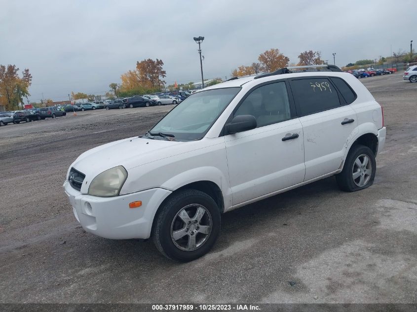 2005 Hyundai Tucson Gl VIN: KM8JM12B15U128210 Lot: 37917959