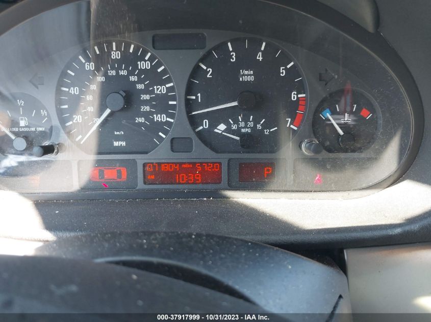 2003 BMW 3 Series 325I VIN: WBAEV33423KL86224 Lot: 37917999