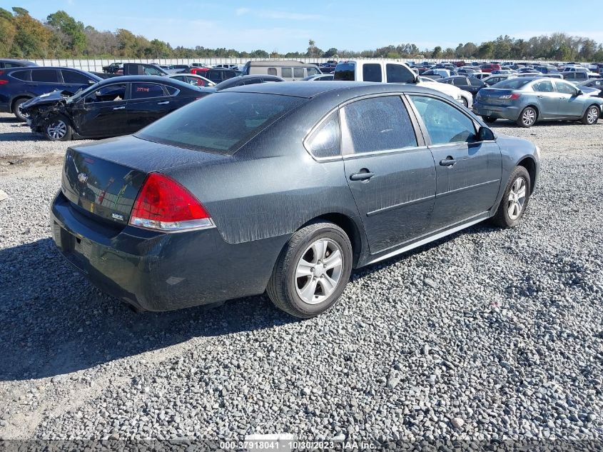 2012 Chevrolet Impala Ls Fleet VIN: 2G1WF5E32C1229953 Lot: 37918041