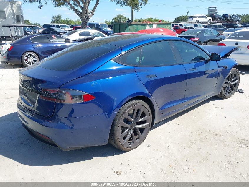 2022 Tesla Model S VIN: 5YJSA1E59NF467653 Lot: 37918059