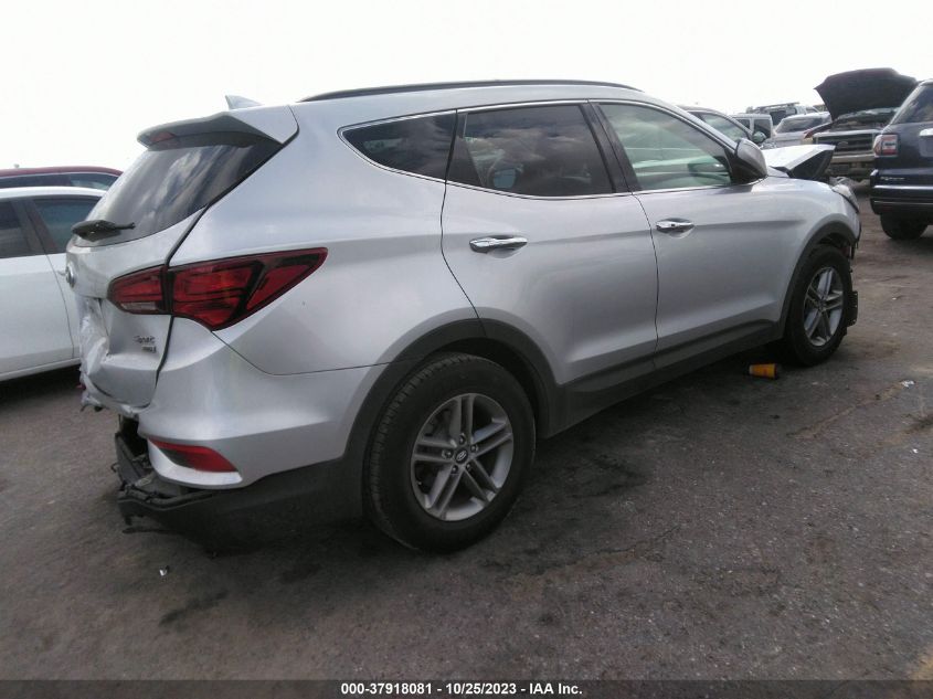 2018 Hyundai Santa Fe Sport 2.4L VIN: 5XYZUDLB8JG527442 Lot: 37918081