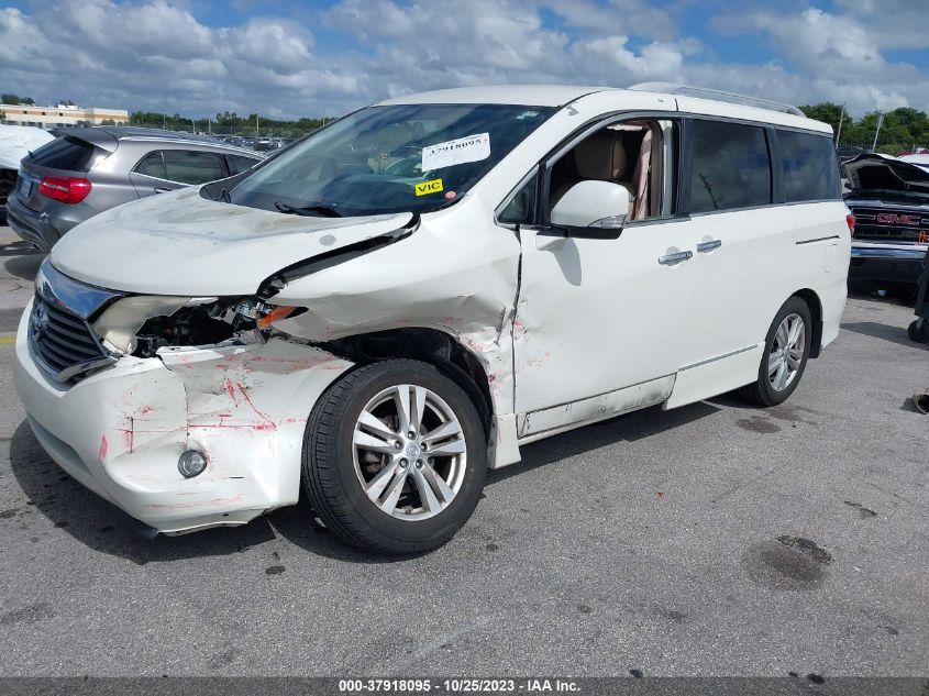 2014 Nissan Quest Sl VIN: JN8AE2KPXE9104126 Lot: 37918095