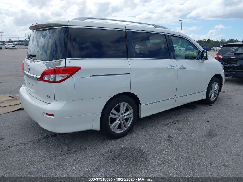 2014 Nissan Quest Sl VIN: JN8AE2KPXE9104126 Lot: 37918095