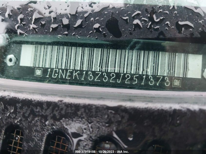 2002 Chevrolet Tahoe Lt VIN: 1GNEK13Z32J251373 Lot: 37918156