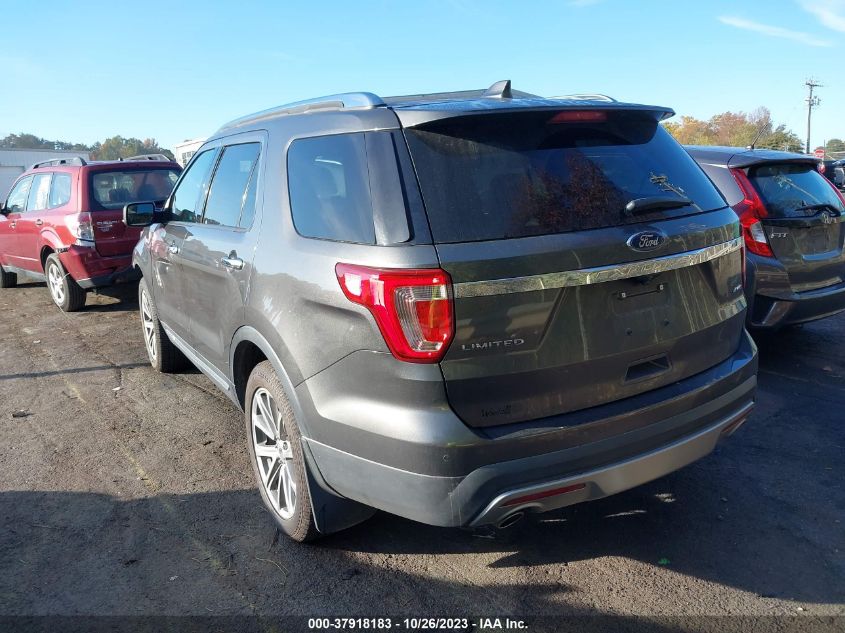 2017 Ford Explorer Limited VIN: 1FM5K8F86HGC38588 Lot: 37918183