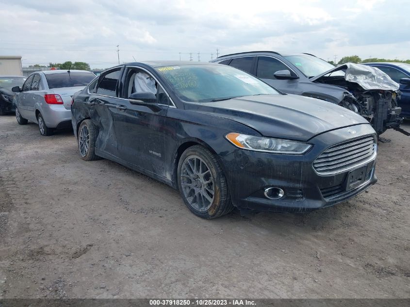 2014 Ford Fusion Titanium Hybrid VIN: 3FA6P0RU3ER291120 Lot: 37918250